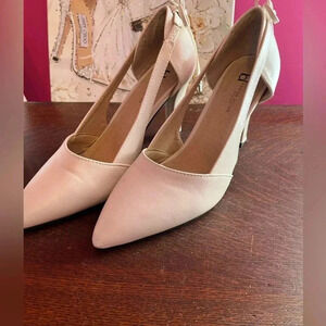 Tan heels cut out sides